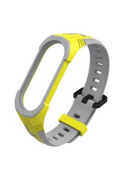 Replacement Strap for Xiaomi Mi Band 5 4 3 Breathable Strap on Mi Band4 Band3 Band5 Breathable Strap on Xiaomi Mi Band 3 4 5