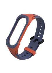 Replacement Strap for Xiaomi Mi Band 5 4 3 Breathable Strap on Mi Band4 Band3 Band5 Breathable Strap on Xiaomi Mi Band 3 4 5