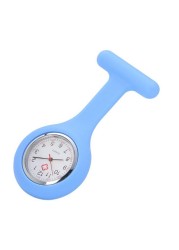 Electronics Pocket Watches Silicone Nurse Watch Brooch Pins Unisex Watches Clock Free Battery