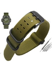 Hot Top Nylon NATO Watch Strap for L-uminox 3051 3150 Watchband 22mm 23mm Black Green Watch Band Waterproof Sport Zulu Strap