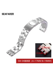 Men's/Women's watch band, stainless steel, water resistant, stainless steel, for YCS, ace, YGS, IRONY