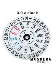 watch movement replacement spare parts stickers calendar date day wheel disk fit 3 o'clock 3.8 o'clock 6.0 o'clock for NH35 NH36