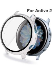 Full Tempered Glass Screen Protector Case For Samsung Galaxy Watch Active 2 40mm 44mm 40 44mm Protect Protective Film