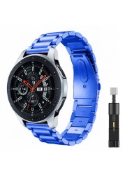 22mm Metal Strap for Samsung Galaxy Watch 3 45mm/Huawei Watch 3 GT3/Amazfit GTR Stainless Steel Strap for 20mm Galaxy Watch 4