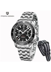 PAGANI New Design Diver Watch Men 10Bar Waterproof Date Watch Sport Watches Top Brand Mens Quartz Wrist Watch Relogio Masculino