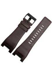 High Quality Genuine Leather Bracelet Band 32*18mm Watch Strap For Diesel Watch Band For DZ1273 DZ1216 DZ4246 DZ4247 DZ287 Strap