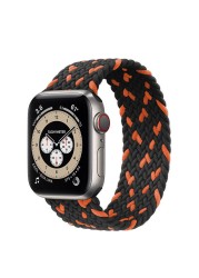 Braided Solo Loop Ring for Apple Watch Iwatch Serie 7 6 5 4 3 2 1 SE 40 41mm 42mm 44mm 45mm Applewatch Strap Bracelet Watchbands