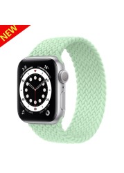 Braided Solo Loop Ring for Apple Watch Iwatch Serie 7 6 5 4 3 2 1 SE 40 41mm 42mm 44mm 45mm Applewatch Strap Bracelet Watchbands