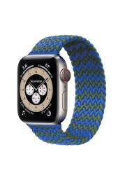 Braided Solo Loop Ring for Apple Watch Iwatch Serie 7 6 5 4 3 2 1 SE 40 41mm 42mm 44mm 45mm Applewatch Strap Bracelet Watchbands