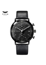 FEICE Quartz Men's Wrist Watch Dual Time Display Business Analog Watches Men's Wristwatch Casual Luxury Men's Watch Sport Watch