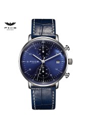 FEICE Quartz Men's Wrist Watch Dual Time Display Business Analog Watches Men's Wristwatch Casual Luxury Men's Watch Sport Watch