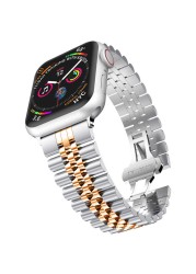 Strap for Apple Watch SE Band Series 6 7 45mm 41mm 40mm 44mm Stainless Steel Bracelet for iWatch 5 4 3 42mm 38mm Watchbands