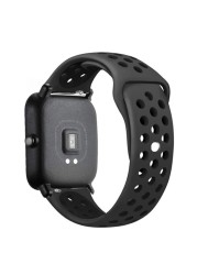 Silicone 20mm 22mm Band For Amazfit GTS 2 2e Garmin Mini GTR 42mm 47mm GTR2 Sport Bracelet For Amazfit Bip Strap Galaxy Watch 4