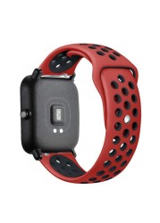 Silicone 20mm 22mm Band For Amazfit GTS 2 2e Garmin Mini GTR 42mm 47mm GTR2 Sport Bracelet For Amazfit Bip Strap Galaxy Watch 4