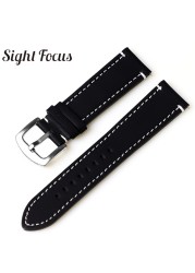 18mm,19mm,20mm,21mm,22mm,24mm Vintage Leather Watch Strap Quick Release Pins Watch Band For Samsung Huawei IWC Watches