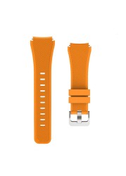 22mm Silicone Band for Samsung Galaxy Watch 46mm Sport Original Strap for Samsung Gear S3 Frontier/Classic Galaxy Watch 3 45mm