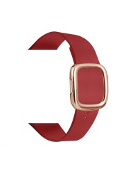 Modern Style Leather Loop Strap for Apple Watch Series 7 6 5 4 3 2 Bands Bracelet for IWatch 38/40/42/44mm Watches Accessories