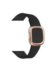 Modern Style Leather Loop Strap for Apple Watch Series 7 6 5 4 3 2 Bands Bracelet for IWatch 38/40/42/44mm Watches Accessories