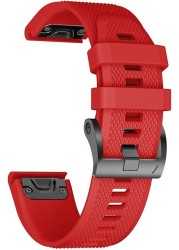 Original Silicone Band For /Fenix ​​6X /Fenix ​​6X Pro /Fenix ​​5X /Fenix ​​5X Plus Easy Fit 26mm Soft Silicone Strap Garmin Fenix ​​5X 26mm