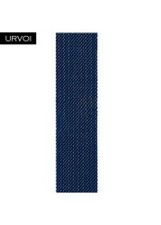 URVOI Mesh Strap for Apple Watch Series 7 6 SE 543 milanese Loop Band for iwatch Stainless Steel Colors Black Silver Blue 4145mm