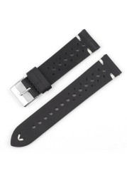 Onthelevel Leather Watch Strap 18mm 20mm 22mm 24mm Gray Color Watch Band Quick Release Watch Straps Replacement