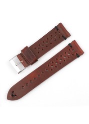 Onthelevel Leather Watch Strap 18mm 20mm 22mm 24mm Gray Color Watch Band Quick Release Watch Straps Replacement