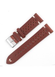 Onthelevel Leather Watch Strap 18mm 20mm 22mm 24mm Gray Color Watch Band Quick Release Watch Straps Replacement