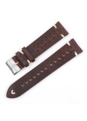 Onthelevel Leather Watch Strap 18mm 20mm 22mm 24mm Gray Color Watch Band Quick Release Watch Straps Replacement