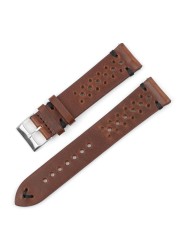 Onthelevel Leather Watch Strap 18mm 20mm 22mm 24mm Gray Color Watch Band Quick Release Watch Straps Replacement