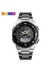 SKMEI-Men's Sport Watch, Men's Wrist Watch, 50m Water Resistant, Digital, Quartz, Dual Time, Military, Climbing & Swimming