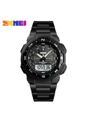 SKMEI-Men's Sport Watch, Men's Wrist Watch, 50m Water Resistant, Digital, Quartz, Dual Time, Military, Climbing & Swimming