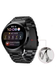 22mm/20mm Titanium Alloy Strap For Samsung Galaxy Watch 3 Gear S3 Huawei Watch GT2 Stainless Steel Bracelet Band For Amazfit GTR