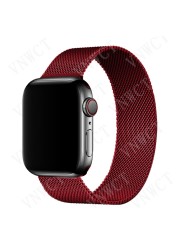 Magnetic Loop Strap for Apple Watch Band 44mm 40mm 45mm 41mm 42mm 38mm Stainless Steel Korea Bracelet iWatch serie 3 4 5 6 se 7