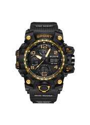 Montre Homme Sport Mens Watches Luxury Brand Designer LED Digital Chronograph Watch for Men Waterproof Wristwatches Reloj