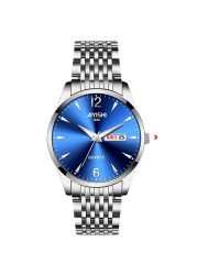 Luxury Mens Watches Business Waterproof Quartz Wrist Watch Stainless Steel Dial Casual Sports Clock Male Clock Relogio Masculino