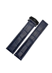 Genuine Leather Bracelet 19mm 20mm 22m For Tag Heuer Watches Men Wrist Band Accessories Fold Buckle Leather Watch Strap