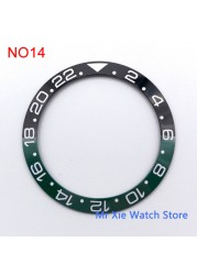 38mm watch strap high quality ceramic bezel insert for 40mm watch case accessories inner diameter 30.5mm