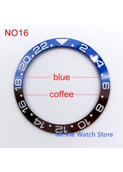 38mm watch strap high quality ceramic bezel insert for 40mm watch case accessories inner diameter 30.5mm