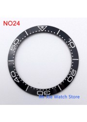 38mm watch strap high quality ceramic bezel insert for 40mm watch case accessories inner diameter 30.5mm