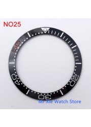 38mm watch strap high quality ceramic bezel insert for 40mm watch case accessories inner diameter 30.5mm