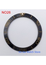 38mm watch strap high quality ceramic bezel insert for 40mm watch case accessories inner diameter 30.5mm