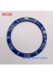 38mm watch strap high quality ceramic bezel insert for 40mm watch case accessories inner diameter 30.5mm