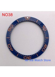 38mm watch strap high quality ceramic bezel insert for 40mm watch case accessories inner diameter 30.5mm