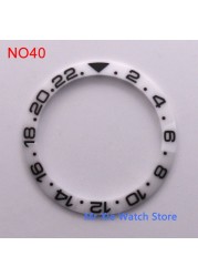 38mm watch strap high quality ceramic bezel insert for 40mm watch case accessories inner diameter 30.5mm