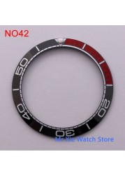 38mm watch strap high quality ceramic bezel insert for 40mm watch case accessories inner diameter 30.5mm