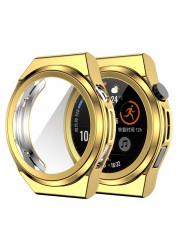 Full TPU Case For Huawei Watch Gt Runner Cover Bumper Protective Shell Screen Protector TPU Case For Huawei Gt Runner Case