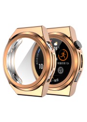 Full TPU Case For Huawei Watch Gt Runner Cover Bumper Protective Shell Screen Protector TPU Case For Huawei Gt Runner Case