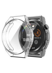 Full TPU Case For Huawei Watch Gt Runner Cover Bumper Protective Shell Screen Protector TPU Case For Huawei Gt Runner Case