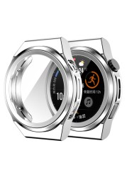 Full TPU Case For Huawei Watch Gt Runner Cover Bumper Protective Shell Screen Protector TPU Case For Huawei Gt Runner Case