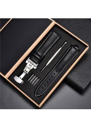 Soft Leather Watch Straps for Samsung Galaxy Gear S3 Business Strap Bracelets Men Women Watches 18mm 20mm 22mm 24mm